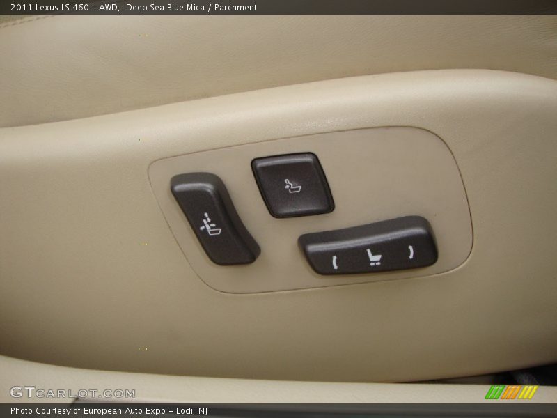 Deep Sea Blue Mica / Parchment 2011 Lexus LS 460 L AWD