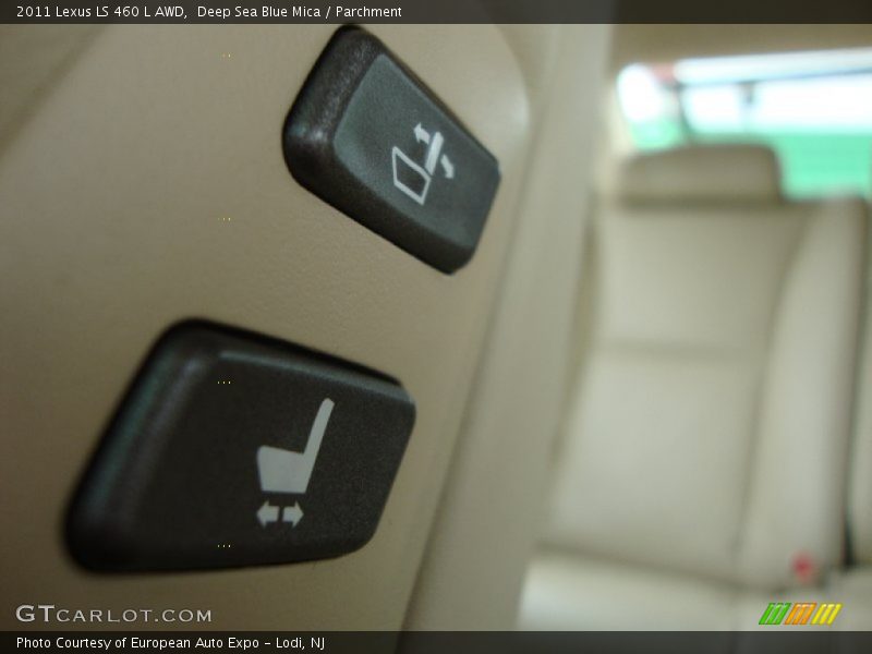 Deep Sea Blue Mica / Parchment 2011 Lexus LS 460 L AWD