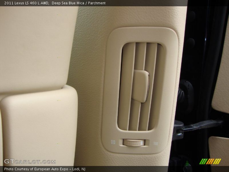 Deep Sea Blue Mica / Parchment 2011 Lexus LS 460 L AWD