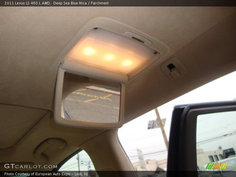 Deep Sea Blue Mica / Parchment 2011 Lexus LS 460 L AWD
