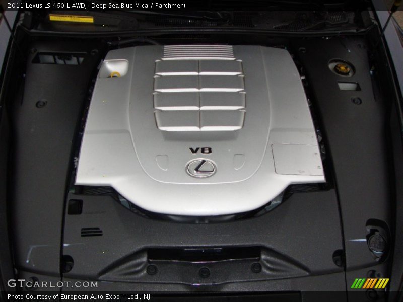Deep Sea Blue Mica / Parchment 2011 Lexus LS 460 L AWD