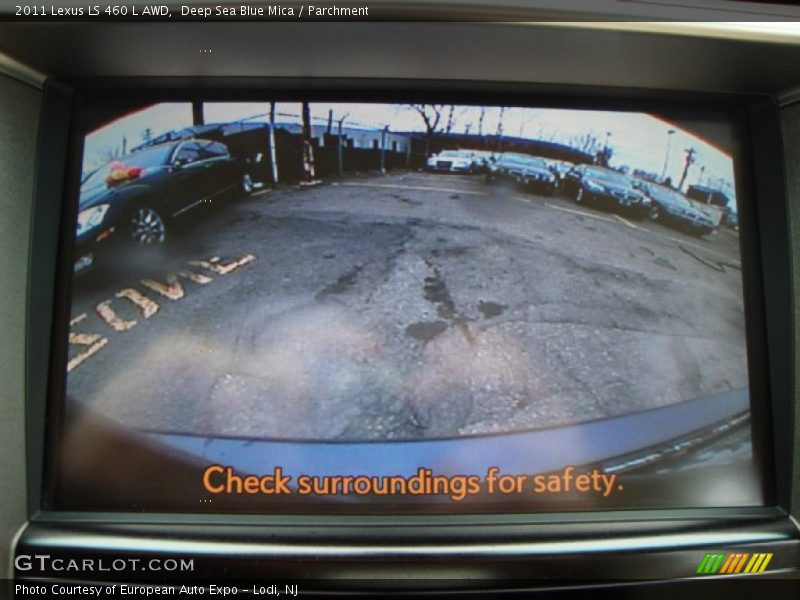 Deep Sea Blue Mica / Parchment 2011 Lexus LS 460 L AWD