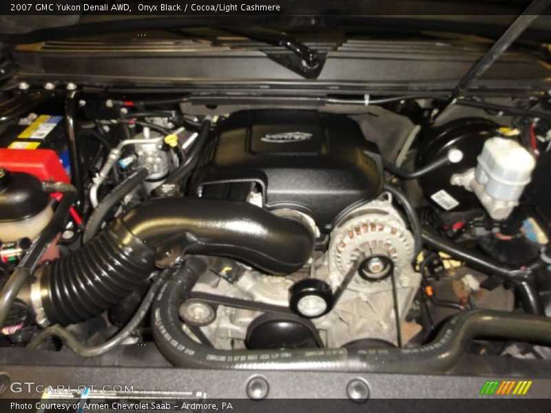 Onyx Black / Cocoa/Light Cashmere 2007 GMC Yukon Denali AWD