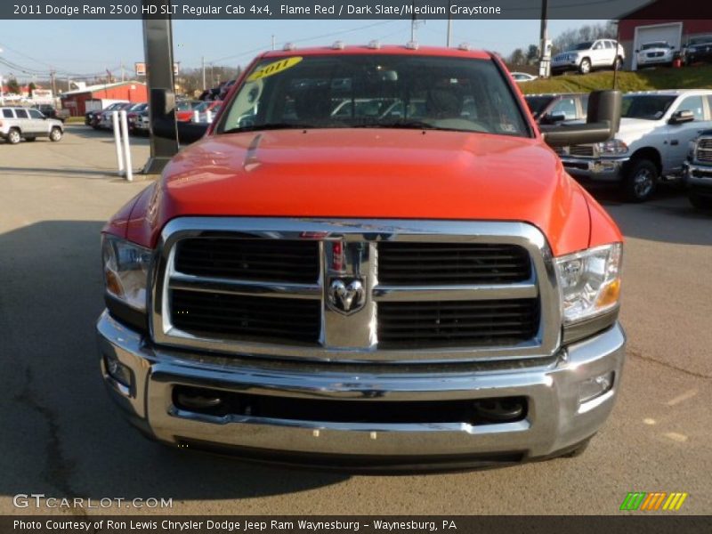 Flame Red / Dark Slate/Medium Graystone 2011 Dodge Ram 2500 HD SLT Regular Cab 4x4