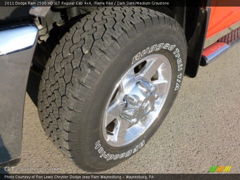 Flame Red / Dark Slate/Medium Graystone 2011 Dodge Ram 2500 HD SLT Regular Cab 4x4