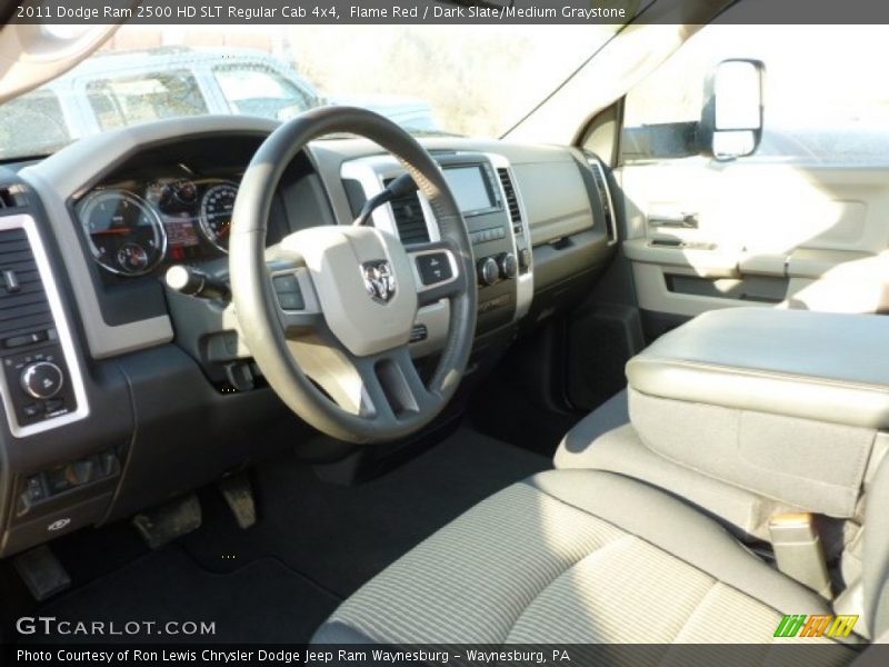 Flame Red / Dark Slate/Medium Graystone 2011 Dodge Ram 2500 HD SLT Regular Cab 4x4