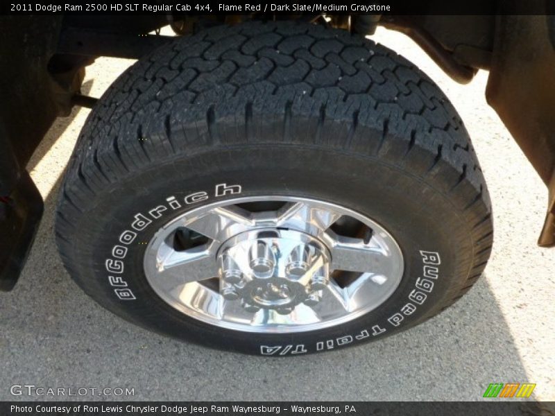 Flame Red / Dark Slate/Medium Graystone 2011 Dodge Ram 2500 HD SLT Regular Cab 4x4