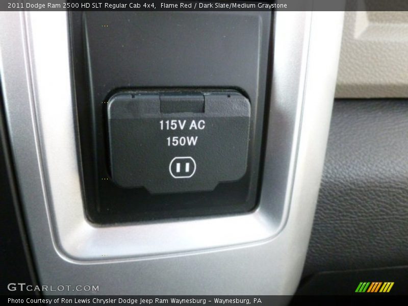 Flame Red / Dark Slate/Medium Graystone 2011 Dodge Ram 2500 HD SLT Regular Cab 4x4