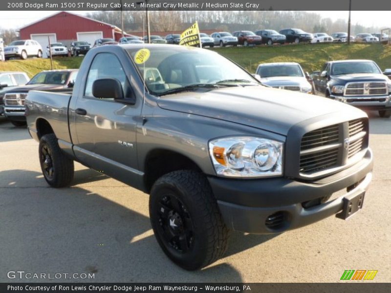 Mineral Gray Metallic / Medium Slate Gray 2008 Dodge Ram 1500 ST Regular Cab 4x4