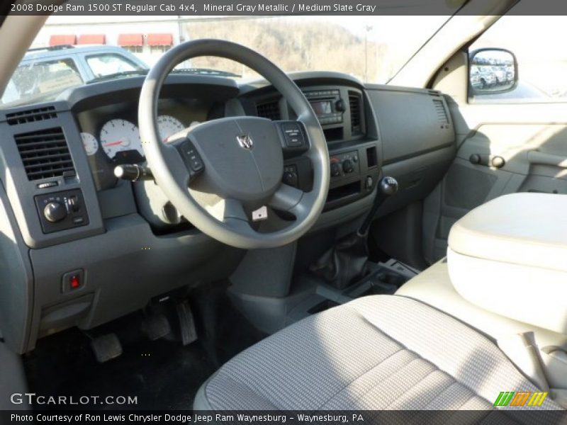 Mineral Gray Metallic / Medium Slate Gray 2008 Dodge Ram 1500 ST Regular Cab 4x4
