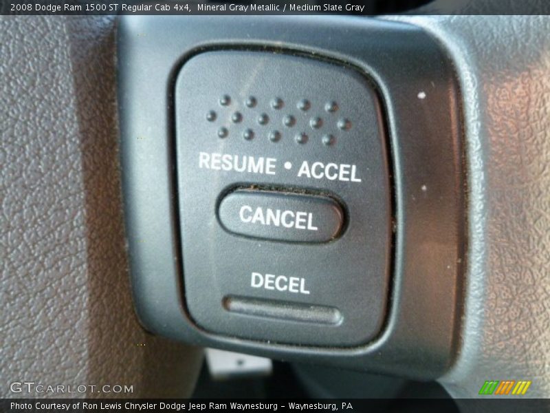 Mineral Gray Metallic / Medium Slate Gray 2008 Dodge Ram 1500 ST Regular Cab 4x4