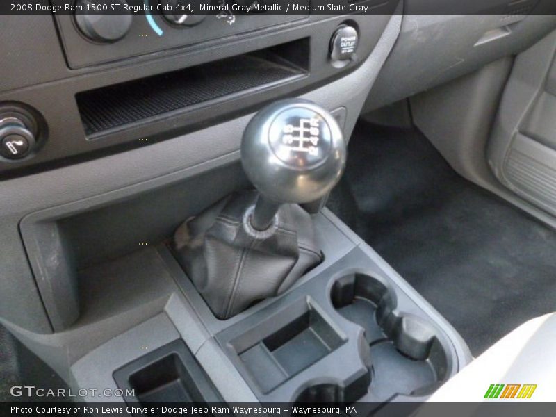 Mineral Gray Metallic / Medium Slate Gray 2008 Dodge Ram 1500 ST Regular Cab 4x4