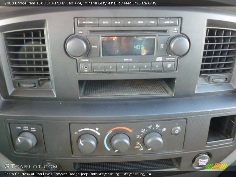 Mineral Gray Metallic / Medium Slate Gray 2008 Dodge Ram 1500 ST Regular Cab 4x4