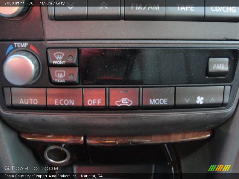 Titanium / Gray 2000 Infiniti I 30