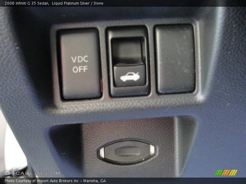 Liquid Platinum Silver / Stone 2008 Infiniti G 35 Sedan