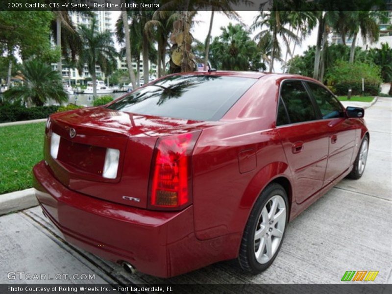 Red Line / Light Neutral 2005 Cadillac CTS -V Series