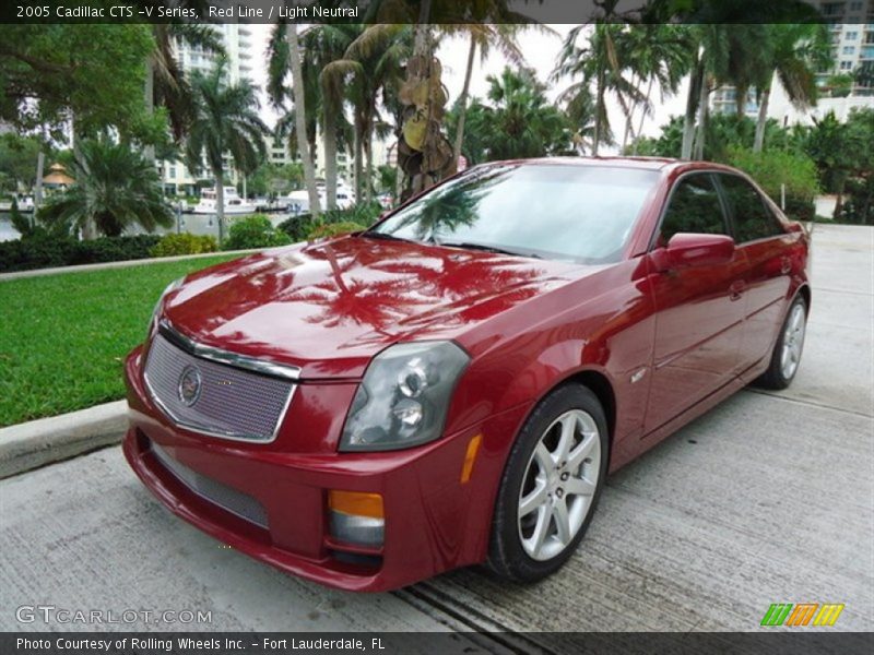 Red Line / Light Neutral 2005 Cadillac CTS -V Series