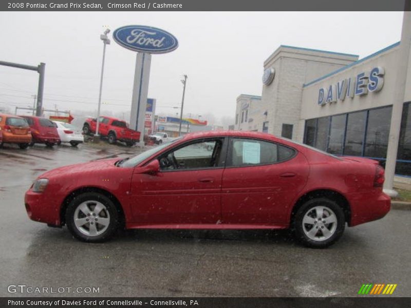 Crimson Red / Cashmere 2008 Pontiac Grand Prix Sedan