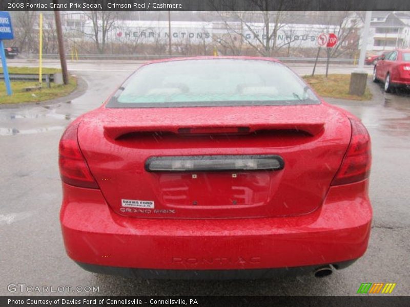 Crimson Red / Cashmere 2008 Pontiac Grand Prix Sedan