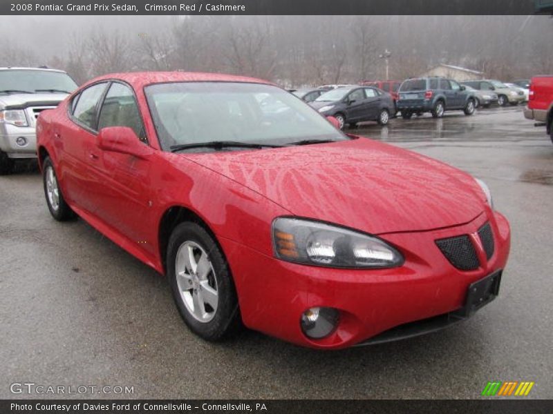 Crimson Red / Cashmere 2008 Pontiac Grand Prix Sedan