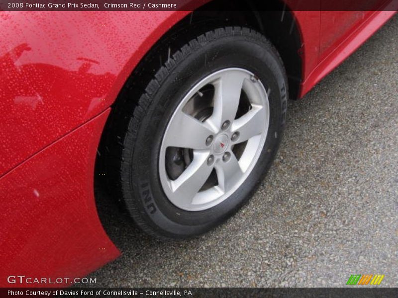 Crimson Red / Cashmere 2008 Pontiac Grand Prix Sedan