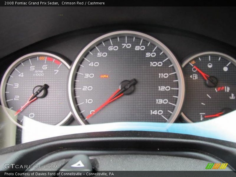 Crimson Red / Cashmere 2008 Pontiac Grand Prix Sedan