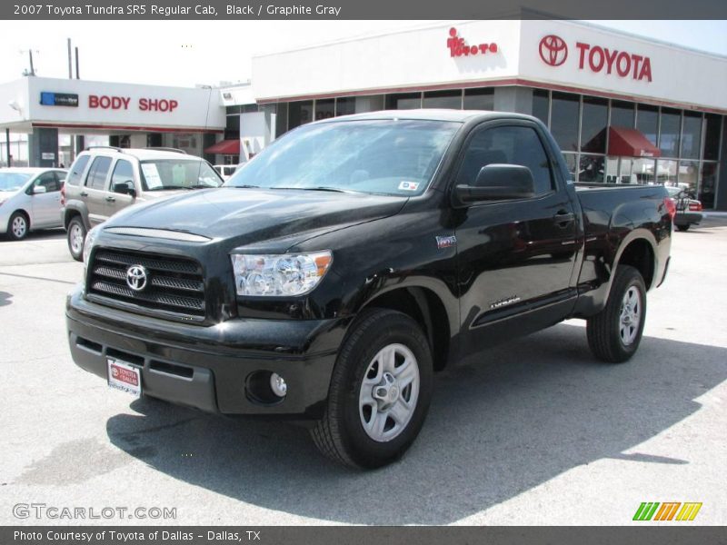 Black / Graphite Gray 2007 Toyota Tundra SR5 Regular Cab