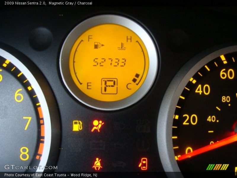 Magnetic Gray / Charcoal 2009 Nissan Sentra 2.0