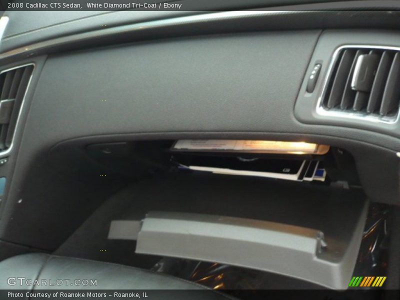White Diamond Tri-Coat / Ebony 2008 Cadillac CTS Sedan