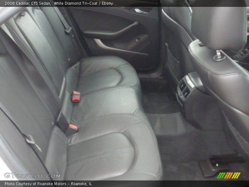 White Diamond Tri-Coat / Ebony 2008 Cadillac CTS Sedan