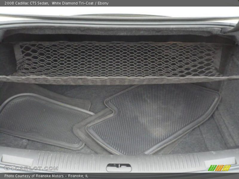 White Diamond Tri-Coat / Ebony 2008 Cadillac CTS Sedan
