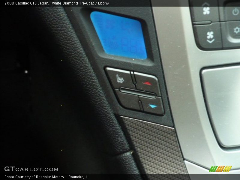 White Diamond Tri-Coat / Ebony 2008 Cadillac CTS Sedan