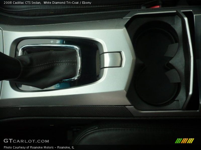 White Diamond Tri-Coat / Ebony 2008 Cadillac CTS Sedan