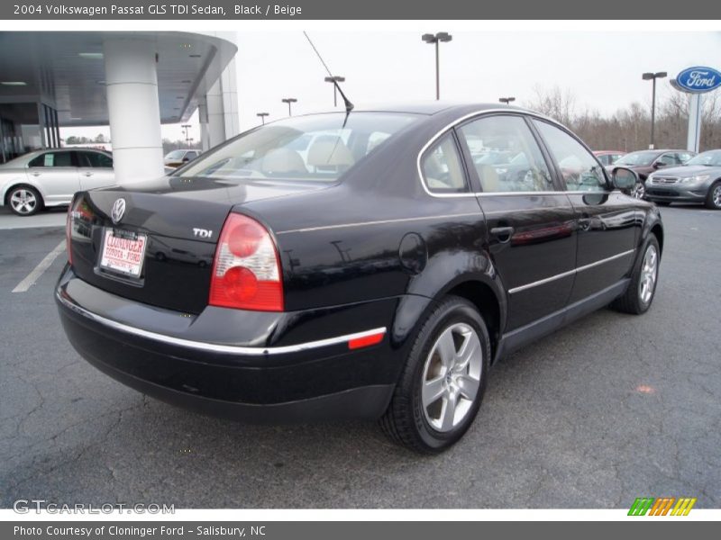 Black / Beige 2004 Volkswagen Passat GLS TDI Sedan