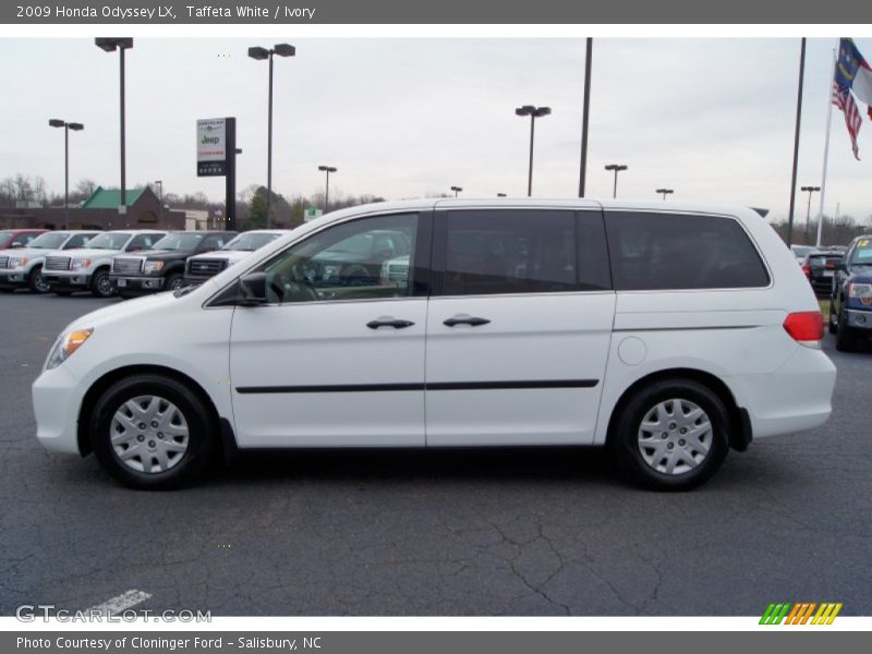 Taffeta White / Ivory 2009 Honda Odyssey LX