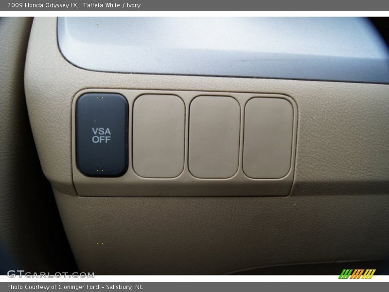 Taffeta White / Ivory 2009 Honda Odyssey LX