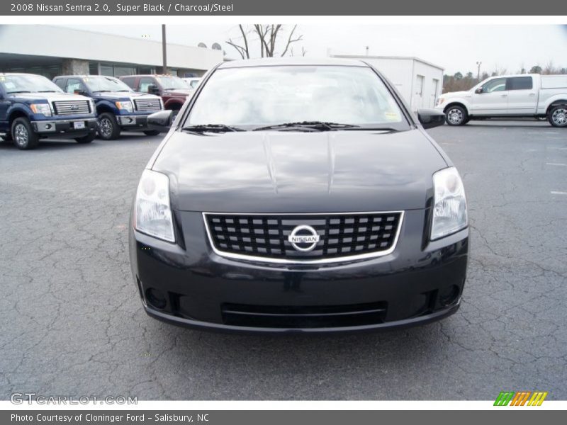 Super Black / Charcoal/Steel 2008 Nissan Sentra 2.0