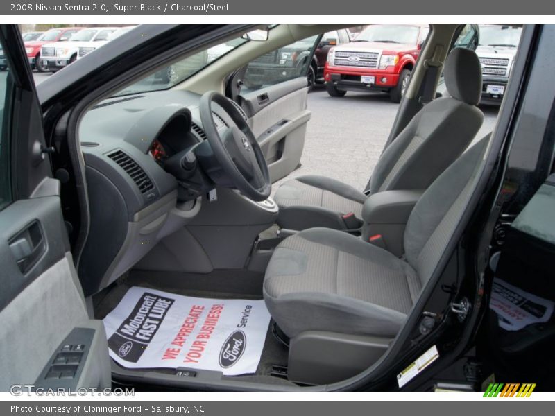 Super Black / Charcoal/Steel 2008 Nissan Sentra 2.0