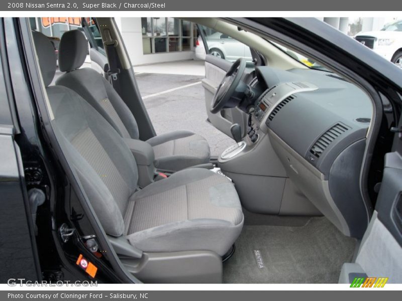 Super Black / Charcoal/Steel 2008 Nissan Sentra 2.0