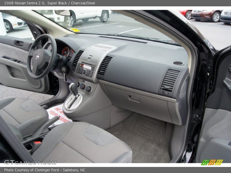 Super Black / Charcoal/Steel 2008 Nissan Sentra 2.0