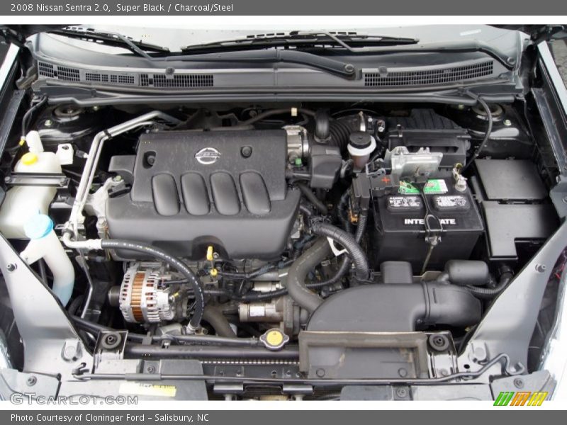 Super Black / Charcoal/Steel 2008 Nissan Sentra 2.0