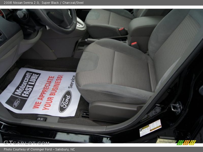 Super Black / Charcoal/Steel 2008 Nissan Sentra 2.0