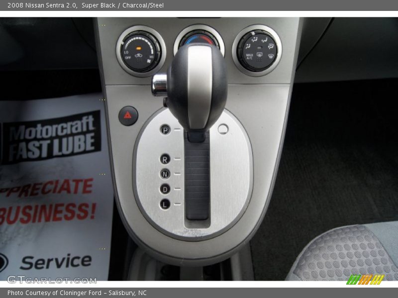 Super Black / Charcoal/Steel 2008 Nissan Sentra 2.0
