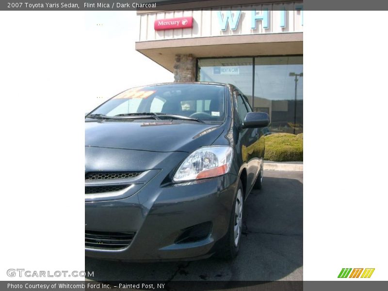 Flint Mica / Dark Charcoal 2007 Toyota Yaris Sedan