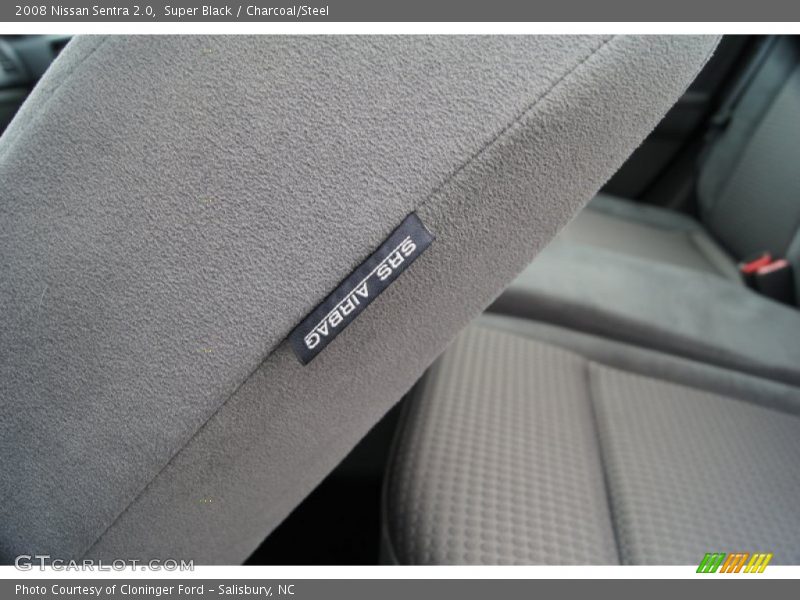 Super Black / Charcoal/Steel 2008 Nissan Sentra 2.0