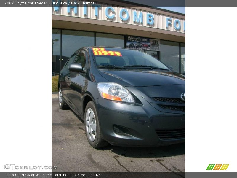 Flint Mica / Dark Charcoal 2007 Toyota Yaris Sedan