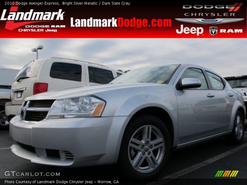 Bright Silver Metallic / Dark Slate Gray 2010 Dodge Avenger Express