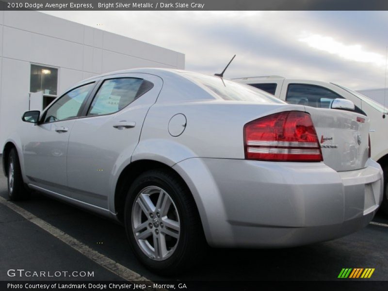 Bright Silver Metallic / Dark Slate Gray 2010 Dodge Avenger Express