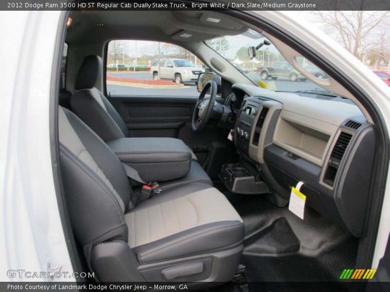  2012 Ram 3500 HD ST Regular Cab Dually Stake Truck Dark Slate/Medium Graystone Interior