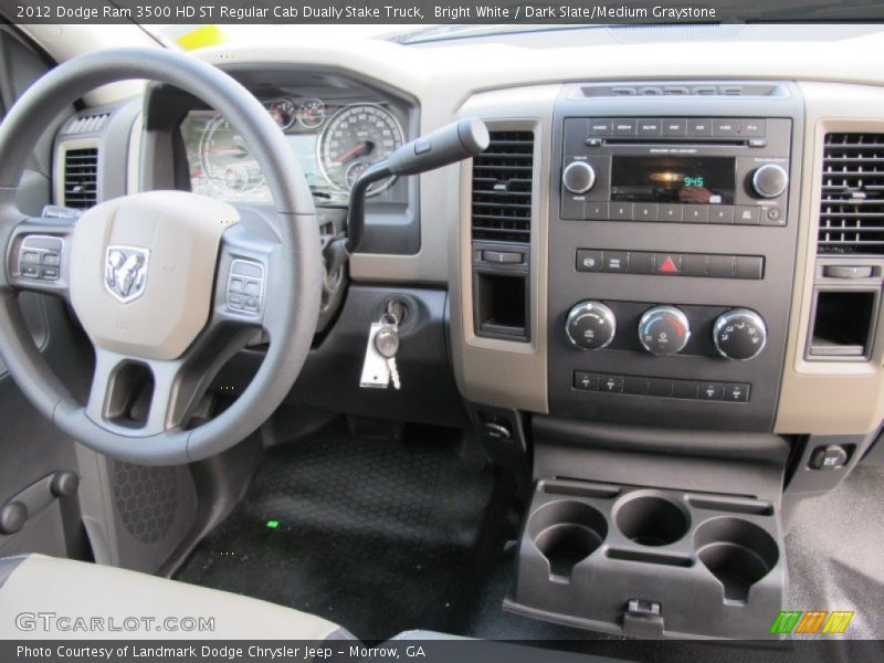Dashboard of 2012 Ram 3500 HD ST Regular Cab Dually Stake Truck